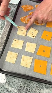 Easy cheese crisps recipe #snack #recipe #reallifehacks