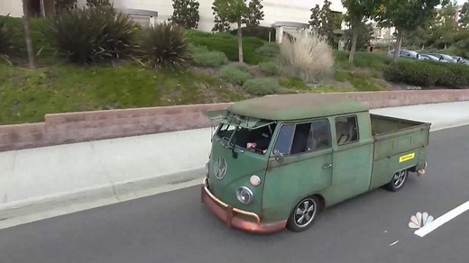 Classic cars become electric vehicles at this California garage