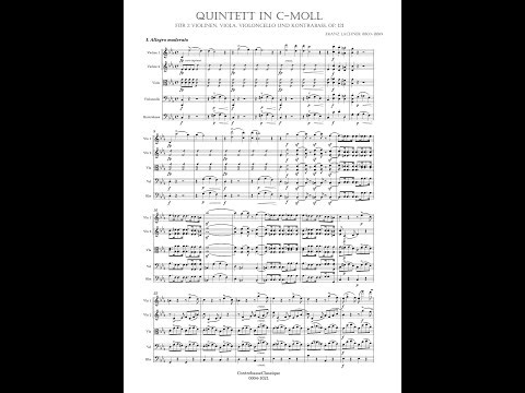 Franz Lachner – String Quintet with Double Bass, op. 121