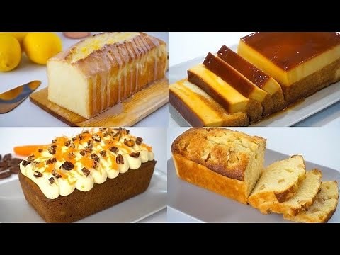 Super Moist and Velvety Loaf Cakes