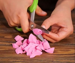 Use beauty sponge to water your plants properly! | Green Bean