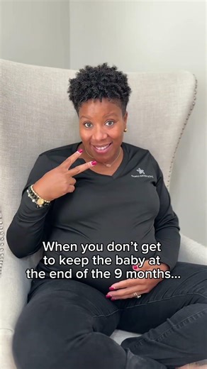 She carried the baby for 9 months then had to let go 💔 #surrogacy #surrogate