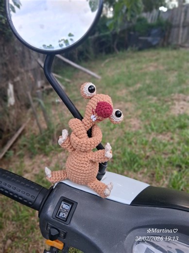 Sid realizado en hilo de algodón, a crochet.🥰😍 #sid #laheradelhielo 🧊❄️ #amigurumi 🥰 #amigurumicrochet
