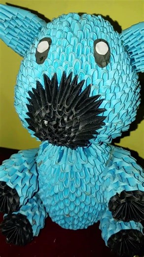 3D origami bear