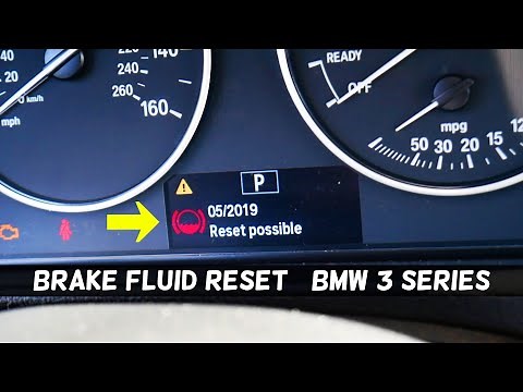 BMW F10 F11 BRAKE FLUID SERVICE RESET BMW 520i 523i 525i 528i 530i 535i 550i 518d 520d 525d 530d 535