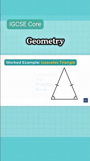 Using Isosceles Triangle Rule in Exams.