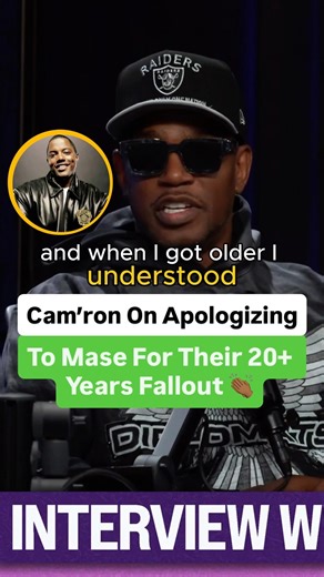 Cam’ron On Apologizing To Mase For Their 20+ Years Fallout 👏🏾