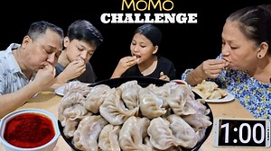176K views · 4K reactions | EAT 12 MOMO IN 1 MINUTE CHALLENGE || FAMILY CHALLENGE | EXPLORE FOOD & TRAVEL INDIA | Facebook