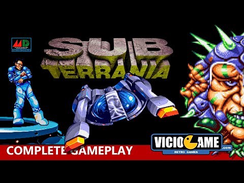 🎮 Sub-Terrania (Mega Drive) Complete Gameplay