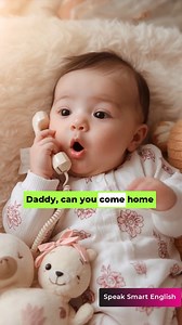 1.1M views · 19K reactions | Funny Baby English Conversation on the phone #learnenglishdaily #englishlanguage #speakingenglish #everyoneシ゚ #englishclass #englishteacher #englishgrammar #ImproveEnglish #learnthroughplay #englishconversation | Speak Smart English | Facebook