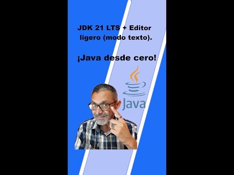 01 - Emplea frameworks de Java: JDK 21 + Microsoft Edit