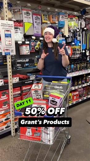 Harbor Freight on Instagram: "DAY 11 of 12 - Take 50% off all Grant’s auto detailing, cleaning products, and accessories! Plus, take 50% off all extreme-duty tarps! Both deals are valid Monday, 12/22 ONLY. Visit harborfreight.com for more details."