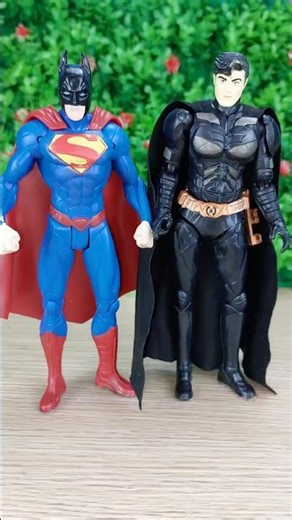 Batman and Superman swap heads