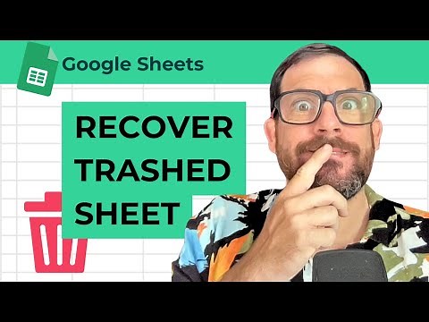 How To Recover Deleted Google Sheets or TRASHED