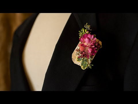Easy No-Pin Boutonniere