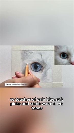 A few little clips from my white cat eye and fur tutorial over on Patreon✍🏼