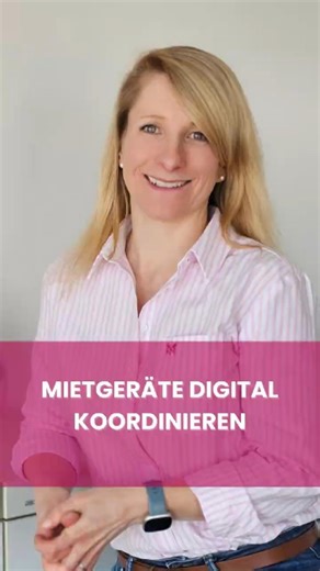 Digitally coordinate rental equipment: More efficient construction sites for construction compani...