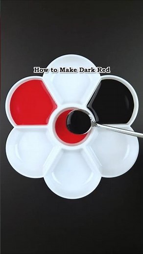 How to Make Dark Red Color