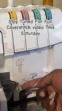 Threading your brother coverstitch machine 2340V! #Brothersews #SewingWithTAE #Coverstitch