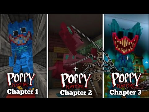 Poppy Playtime all Chapter's full gameplay in Minecraft