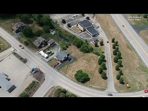 Uniontown Shopping Center. Drone footage with Panorama. 400 feet up!