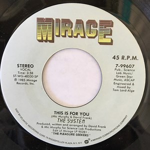 The System - This Is For You