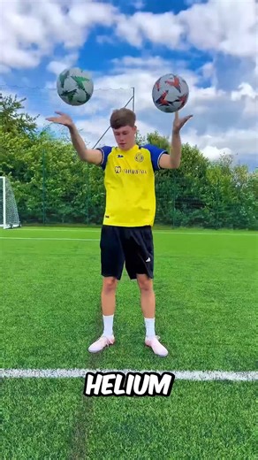 2.3K views · 26 reactions | I Filled A Football With Helium! ⚽️ #football #soccer #trickshots #bnf #challenge | Ben Nuttall | Facebook