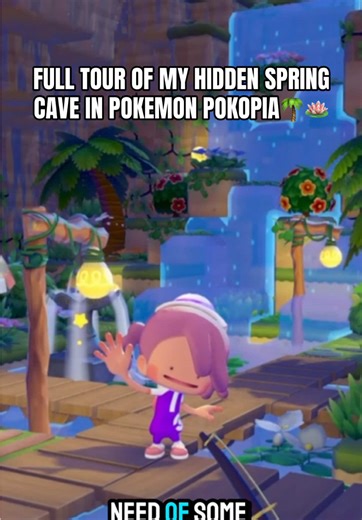 Pokemon Pokopia: Hidden Spring Cave Tour