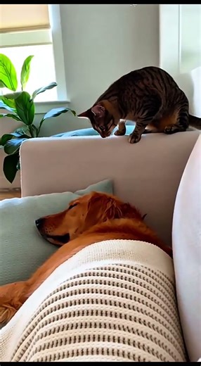 Funny cat and dog #funnyanimals # #funnyvideo #animalcomedy #shorts