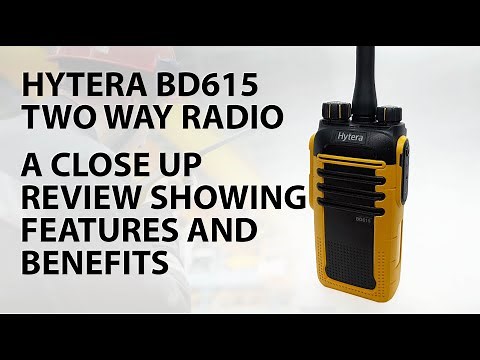 Hytera BD615 Two-way Radio Review | Hands on Close up | LRS UK