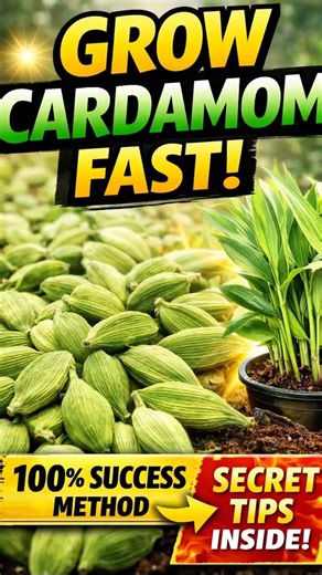 Secrets to Growing Cardamom Faster (Beginner Friendly Guide) #shorts #viral #trending
