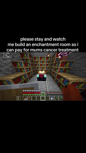 Building a Fundraising Enchantment Room in Minecraft