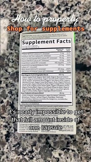 How to shop for Vitamins