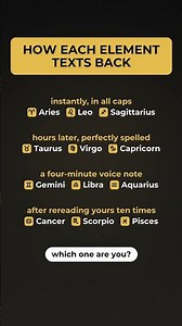How Each Zodiac Element Texts Back 💬