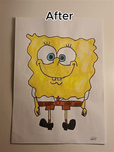 Sponge Bob before and after clip #art #pokemon #kids #transition
