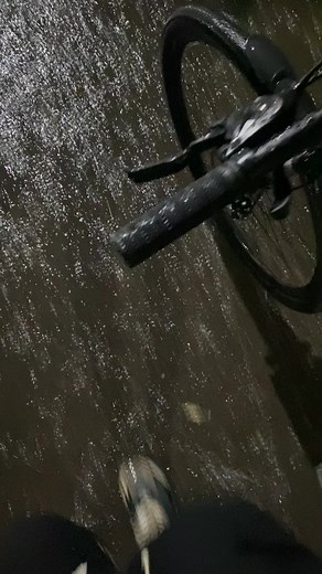 Bicycle Riding in the Rain: A Unique Perspective