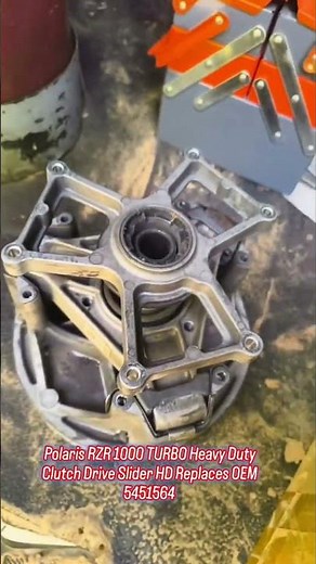 POLARIS RZR 1000 TURBO bad clutch drive slider replacement 🛠️🔩 #clutch #drive #slider #replacement