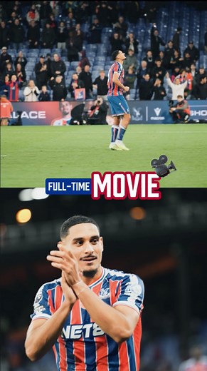 Full-time scenes made into a movie 🎥 | Crystal Palace Football Club