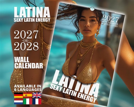 Sexy Latina Kalender 2027 oder 2028 – Bikini Kalender A3 A4, Heiße Latina Models, Männergeschenk, Wandkalender Sexy Frauen, Geschenk für Ihn - Etsy.de