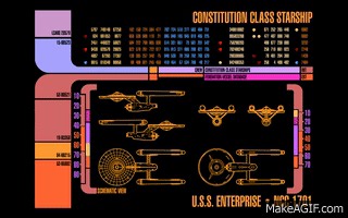 Star Trek LCARS - Constitution Class on Make a GIF