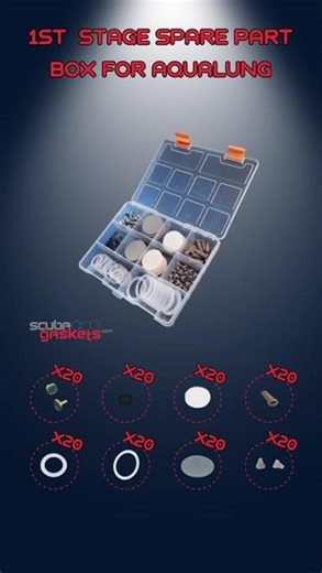 Spare part box for scuba gear Aqualung - Apeks