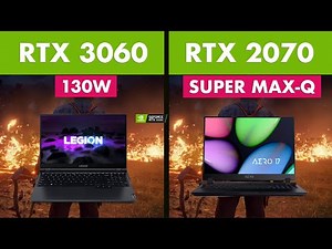 RTX 3060 laptop vs RTX 2070 Super MaxQ (90W) | 11 Games Test