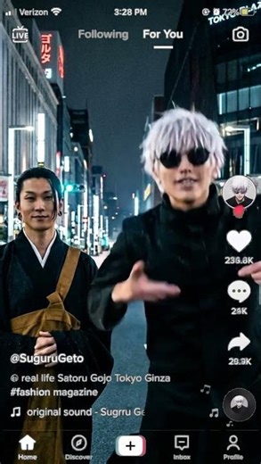 Real life gojo tokyo GiNga dance 💃🕺💃🕺💃🕺💃💃