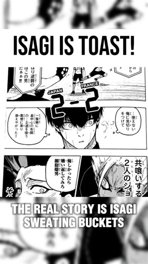 Isagi watching his throne disappear in real time 💀 | Blue Lock 342 #shorts