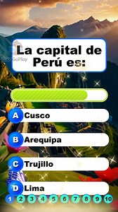 Reto de conocimiento sobre capitales de América del Sur #palabras #países #cocogoplay #latinoamerica #aprende | Coco Go Play