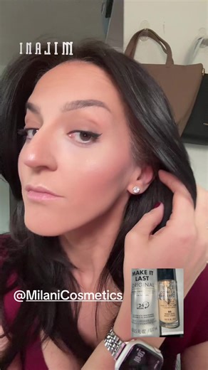 All @Milani Cosmetics foundation, conceal and perfect blur out powder! #makeup #milanicosmetics