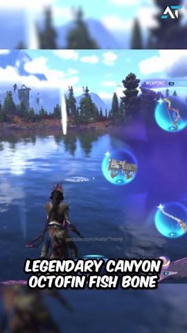 Legendary canyon octofin fish bone | Location - Secrets of the Spires DLC