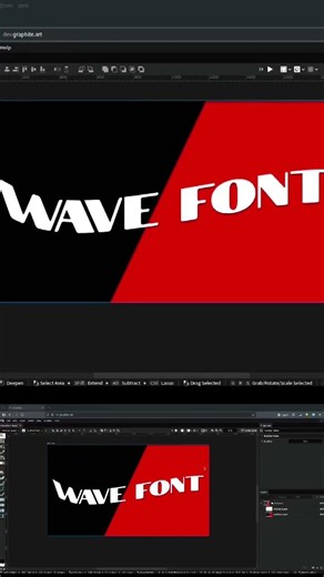 Ноw to deform a font #animation #design #tutorial #fontstyle