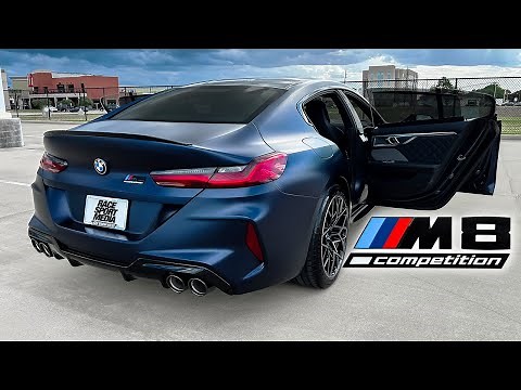 2023 BMW M8 Competition Gran Coupe Walkaround Review + Exhaust Sound Revs