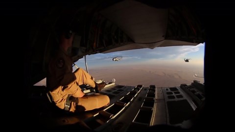 Sikorsky CH-53E Super Stallion Helicopters In-Flight